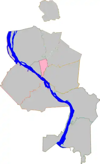 Localisation de Raïon Tsentralny (Novossibirsk)