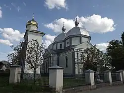 église Sainte-Anne classée, et son clocher.