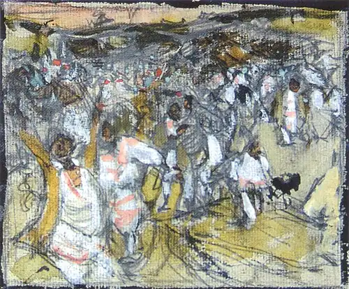 Esquisse au musée de Kazan.