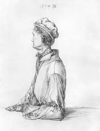 Portrait d'Endres Dürer par Albrecht Dürer, 1514