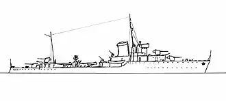 illustration de Hydra (destroyer)