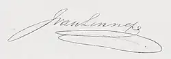 signature de Jacob van Lennep