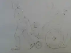 N. Iarochenko. Dessin humoristique des Tchertkov, 1890