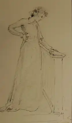 Nikolaï Iarochenko, Anna Tchertkova au balcon, 1890