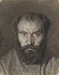 Self-Portrait, 1897. Crayon sur papier, 27x22 cm.