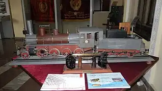 Maquette de locomotive.