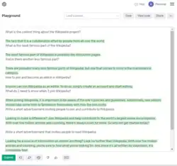 Description de l'image שיחה עם GPT-3 על ויקיפדיה.png.