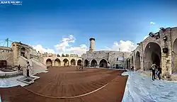 Photographie de la Grande Mosquée de Gaza.