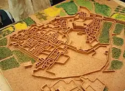 Maquette miniature du ksar.