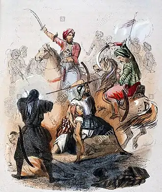 L'armée égyptienne d'Ibrahim Pacha pendant l'expédition du Najd en 1817-1818.