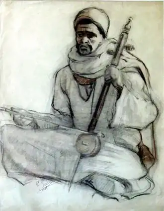 Homme jouant du Rababa