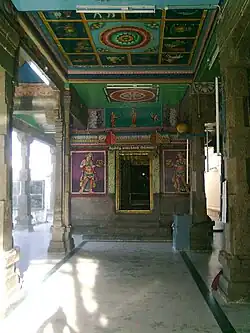 Vue intérieure du temple