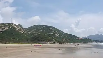 Flying Sand Beach (飞沙滩) sur la côte est de l'île de Shangchuan.