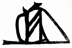 signature d'Ashikaga Shigeuji