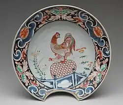 Bol à raser, décor en bleu sous couverte, émaux en surface, fin XVIIe-début XVIIIe (Metropolitan Museum of Art).