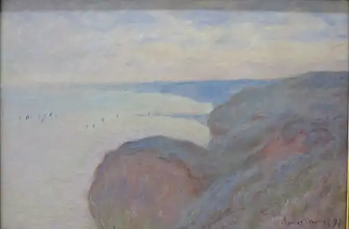 Claude Monet, Falaises près de Dieppe (1897), Saint-Pétersbourg, musée de l'Ermitage.