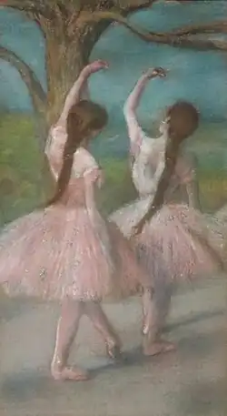 Danseuses roses, vers 1886 – Norton Simon Museum, Pasadena.