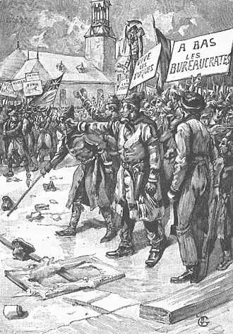 Affrontement du Doric Club et des Fils de la Liberté en 1837.