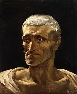 Portrait d'un naufragé ou Le Père (entre 1818 et 1819), étude pour Le Radeau de la Méduse, Besançon, musée des Beaux-Arts et d'Archéologie.