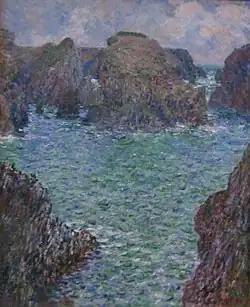 Port Goulphar par Claude Monet, 1887.