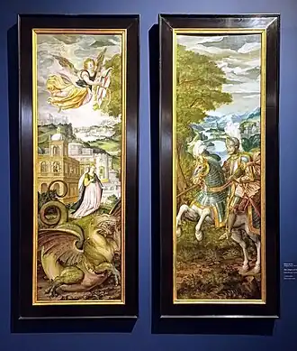 Maarten de Vos, Saint Georges et le Dragon, entre 1590 et 1603.
