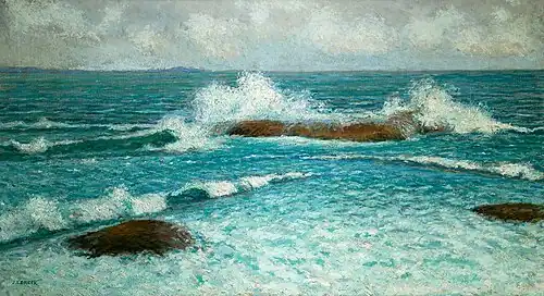 Vague à Gloucester, 1890Collection privée, Vente 2016
