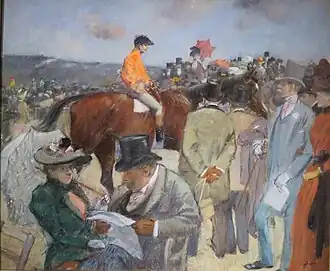 Les Courses (1888-1890), Moscou, musée des beaux-arts Pouchkine.