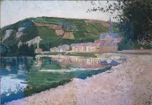 La Seine aux Andelys.Paul Signac.