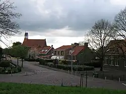 Une rue de Lewedorp.