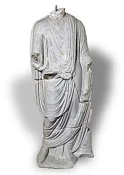 Togatus (Homme portant une toge) Marbre blanc