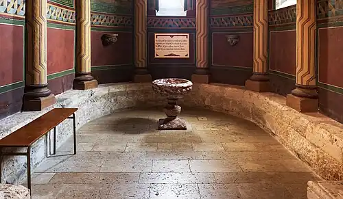 Chapelle des fonts baptismaux.