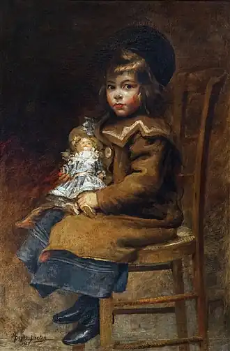 La Première Poupée, 1903 par Marthe Boyer-Breton.