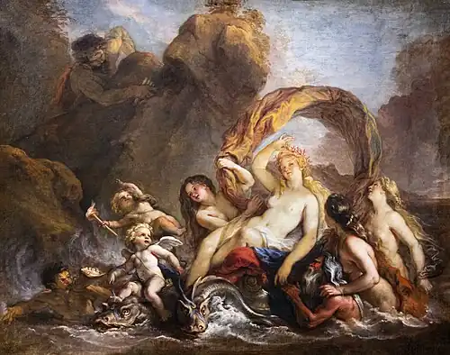 Le triomphe de Galatée - Charles de La Fosse