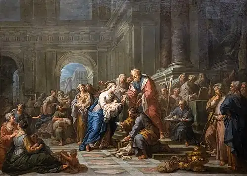 Présentation de Jésus au Temple - Jean André