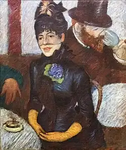 Au Café (1884) - Musée Civique du Palazzo Te, Mantoue