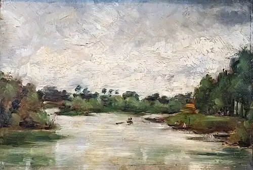 Bords de la Garonne, Albi, musée Toulouse-Lautrec.