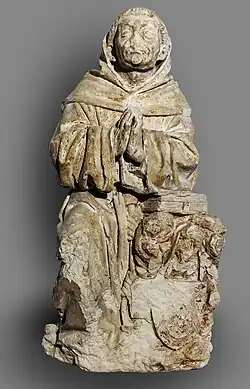 Trésor de la cathédrale : Moine cordelier XVe&nbsp;siècle