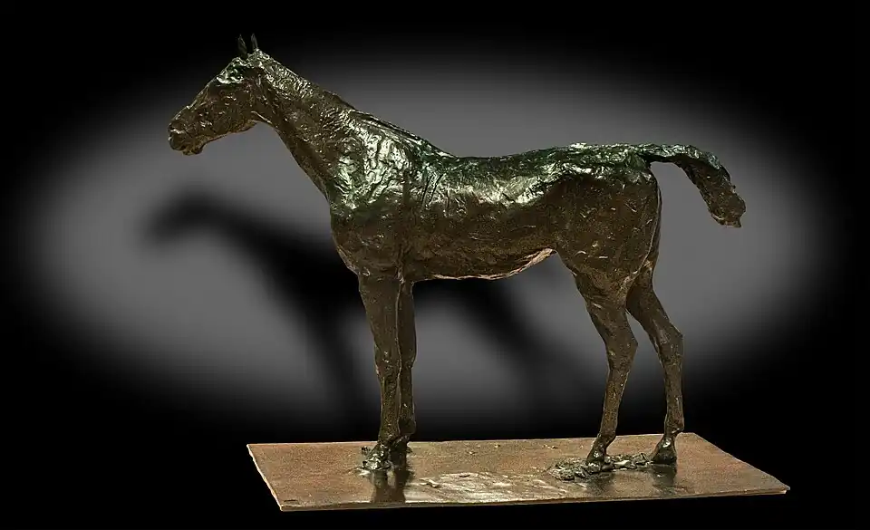 Cheval à l'arrêt, musée d'Orsay.