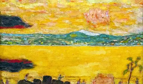Le golf de Saint-Tropez au couchant, Pierre Bonnard (1937)