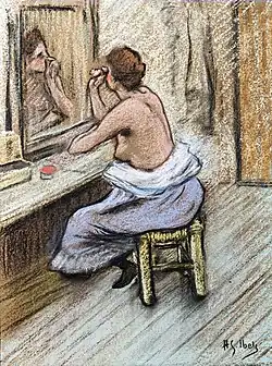 Pastel original pour Mensonge (1893)