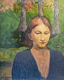 Portrait de ma sœur Madeleine (Émile Bernard, 1888).