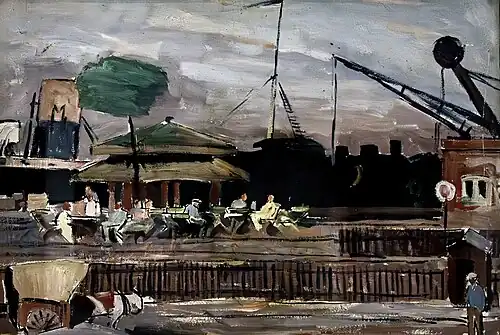 La ville, 1918, MNAC