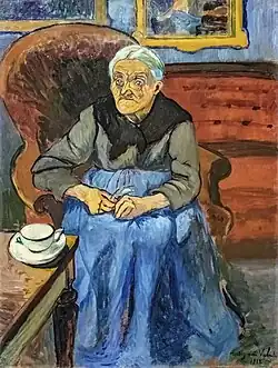 La mère de l'artiste (1912) Musée national d'Art moderne.