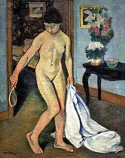 Nu au miroir 1909, huile sur toile, (1909) Musée national d'Art moderne