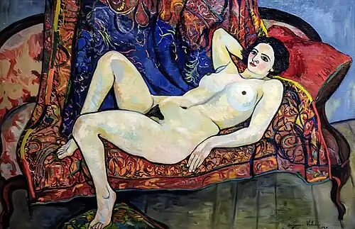 Nue sur un canapé rouge, (1920) Genève, Petit Palais.