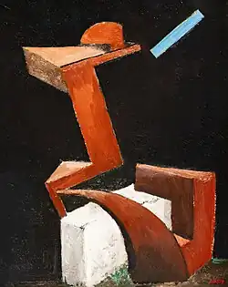 Personnage assis (1936-1939)  Musée national d'Art de Catalogne