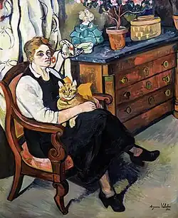 Portrait de Madame Lily Walton (1922), huile sur toile, Paris, musée national d'Art moderne