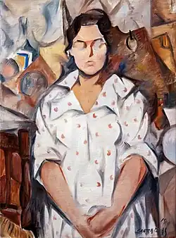 Portrait de Pilar, 1919 Musée national d'Art de Catalogne.