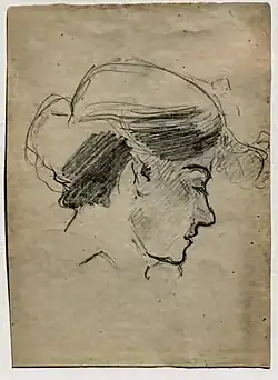 Portrait de Suzanne Valadon (1889-1892) Biblioteca Santiago Rusinol, Sitges