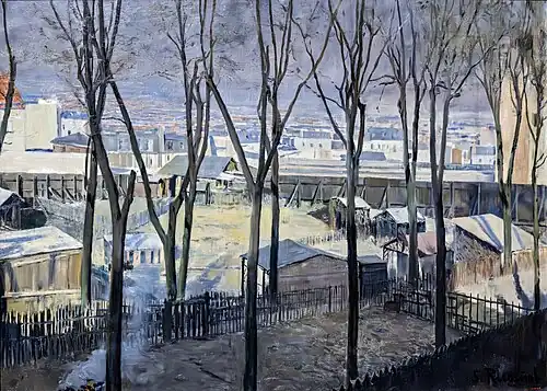 La Butte, 1892, Barcelone, musée national d'Art de Catalogne.